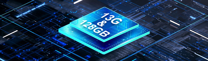 6G+7G RAM & 128G ROM Super Large Memory